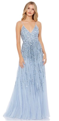Abito mac duggal 93566 blu - duggal,