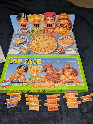 Pie face the eating - face,