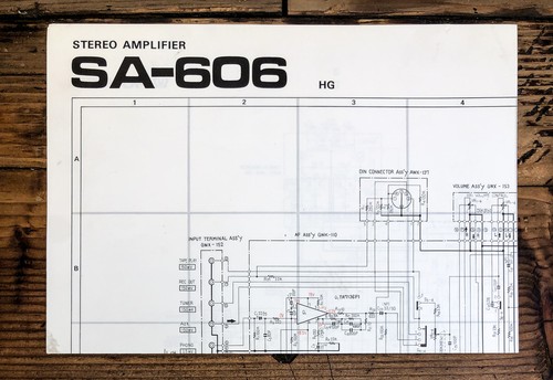 Pioneer 606 amplificatore - sa-606,
