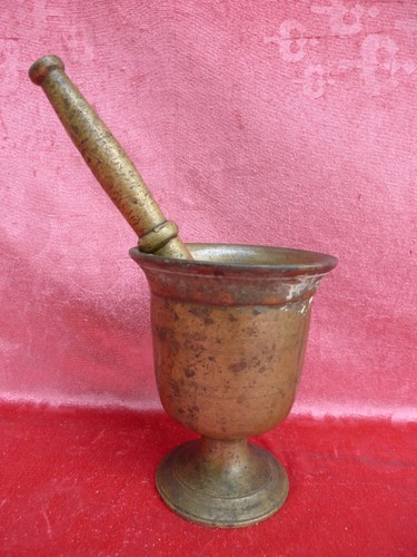Antico mortaio bronzo - antico, mortaio__
