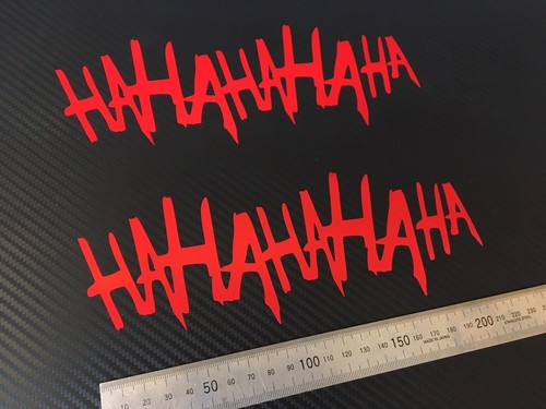 Adesivi joker hahaha - (x2),