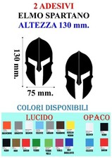 2 Adesivi Elmo Spartano Tuning