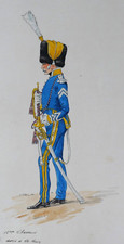 Charles Brun DISEGNO Militaria