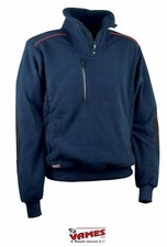FELPA GIACCA PILE ABBIGLIAMENTO DA LAVORO COFRA FAST COLORE 02 NAVY (BLU)