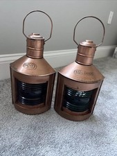 Lanterna porta metallo antico