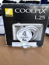NIKON Coolpix L25 Digital Camera 10.1MP Silver boxed