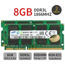 16 GB 2x 8 GB DDR3 1866 MHz