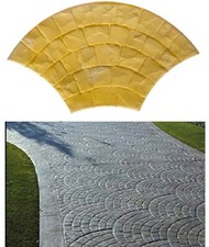 STAMPO per pavimento stampato cemento FINTA PIETRA Concrete texture stamp mat