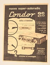 PUBBLICITA' 1964 AUTORADIO