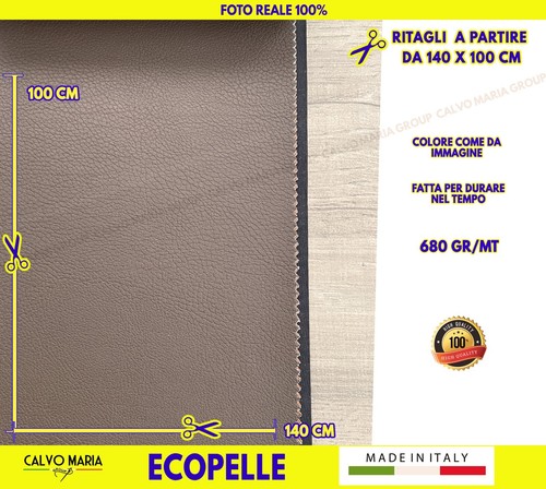Ecopelle metro marrone - ecopelle,