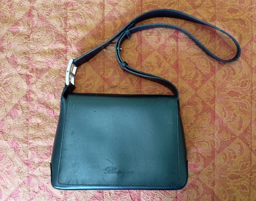 Blumarine borsa pelle blu - in,