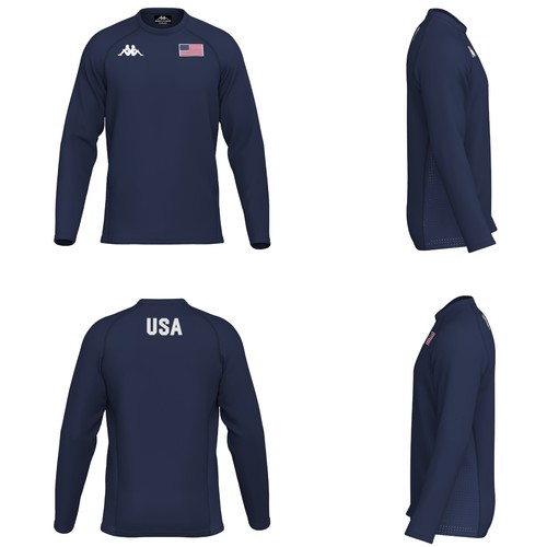 Ski team tshirt - ski, manica