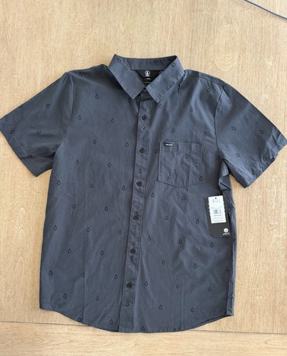 Camicia uomo volcom nera - camicia, media