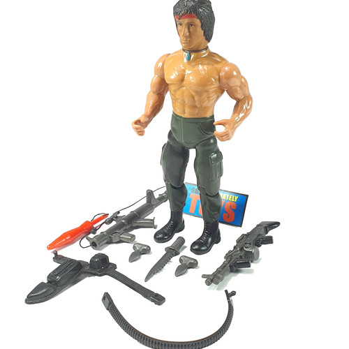 Figurina vintage rambo first - rambo,