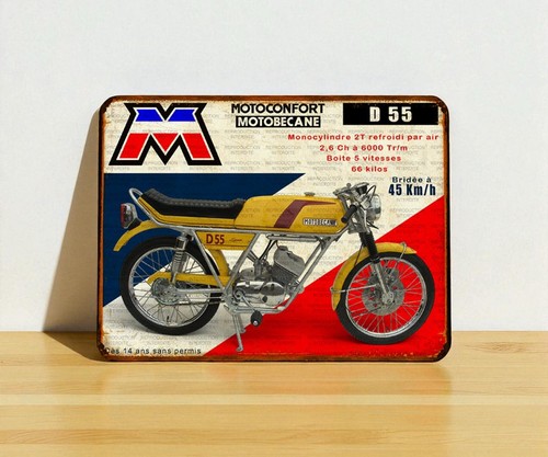 Plaque métal motobecane d55 - ,
