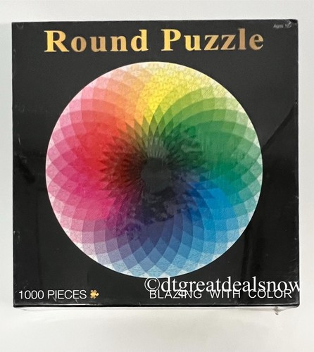 Puzzle rotondo fiammeggiante