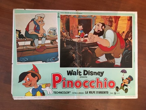 Fotobusta pinocchio walt - fotobusta,b7,
