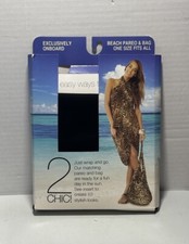 2 Chic Women’s Black Pareo