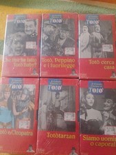 N. 6 Cassette VHS  Nuove Incelofanate  Di Totò
