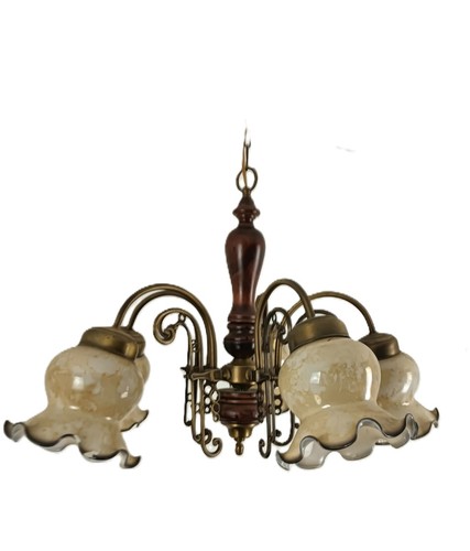 Lampadario vintage bracci - lampadario,