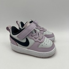 Scarpe Nike Court Borough Low 2 viola taglia 3C pelle bambini bambino