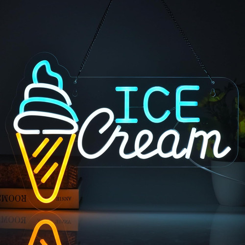 Insegna neon gelato - insegna,