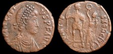 Antica moneta romana. ARCADIUS