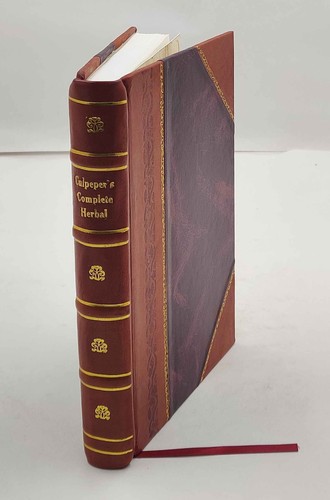Culpeper complete herbal - culpeper's,