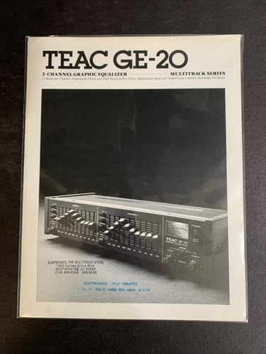 Equalizzatore grafico teac - equalizzatore,