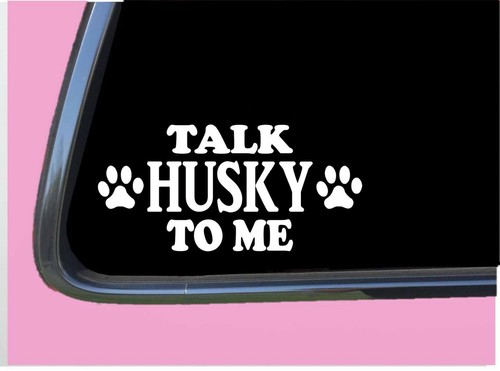 Adesivo cane talk husky me - talk,
