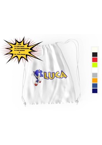 Sonic sacca personalizzata - sacca,