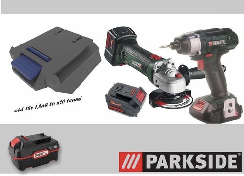 Adattatore batteria parkside - batteria,