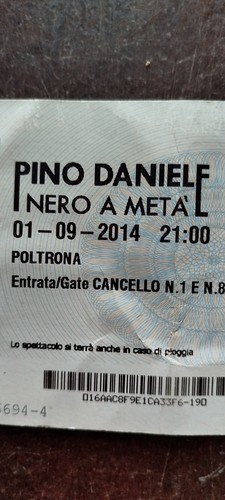 Ticket pino daniele arena - pino,