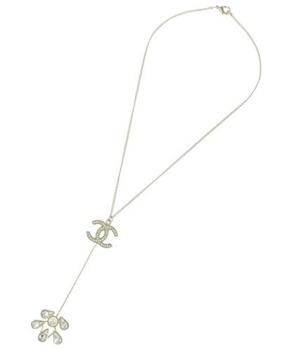 Chanel necklaces gold - chanel,