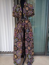 Kimono africano Ankara lungo