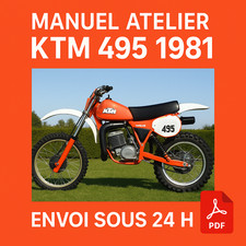 Manuel Atelier KTM 495 1981