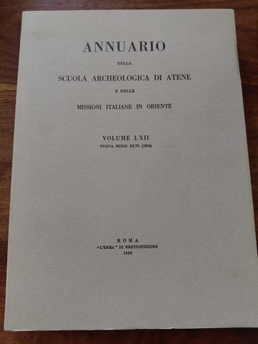 Annuario scuola archeologia - annuario, di