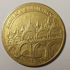MEDAGLIA RICORDO CITTA' DI VENEZIA PANORAMA BASILICA DI SAN MARCO LEONE SOUVENIR