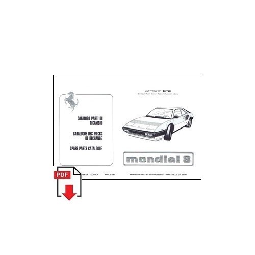 1981 ferrari mondial spare - mondial, 8