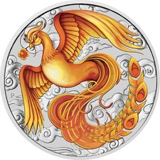Fenice 1 oncia argento fine