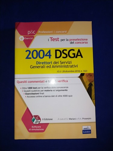 Test preselezione concorso - test,