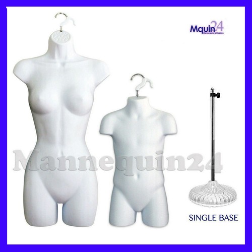 Torsi manichino bianco set - bianco,
