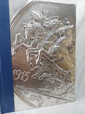 LA LIRA SIAMO NOI IL REGNO BASSORILIEVO LASTRA ARGENTO QUADRIGA BRIOSA EDITALIA