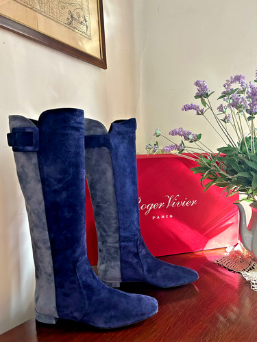 Stivali roger vivier blu - 👢stivali,