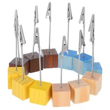 12 Pezzi Clip Porta Appunti Supporto Memo Carta Foto Clip per Immagini