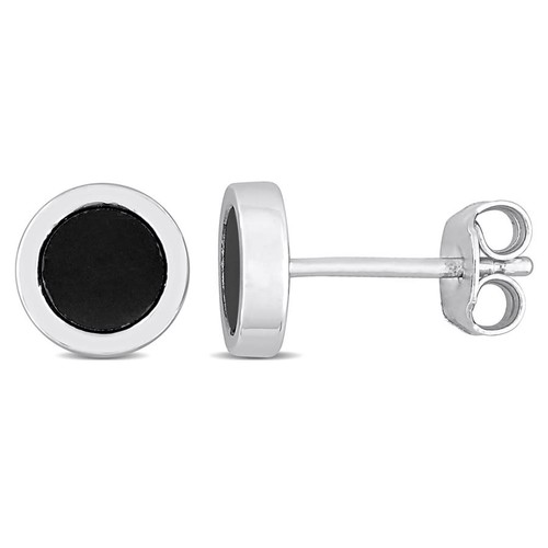 Orecchini perno ematite - perno,