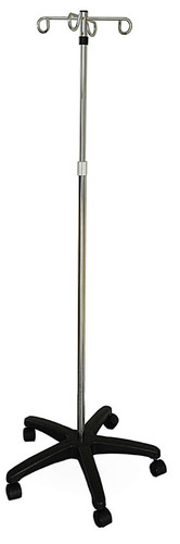 Asta porta flebo acciaio - acciaio, inox