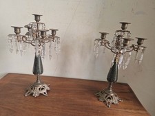 VECCHIA COPPIA DI CANDELIERI -