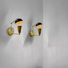 Metal Wall Sconce Mid Century
