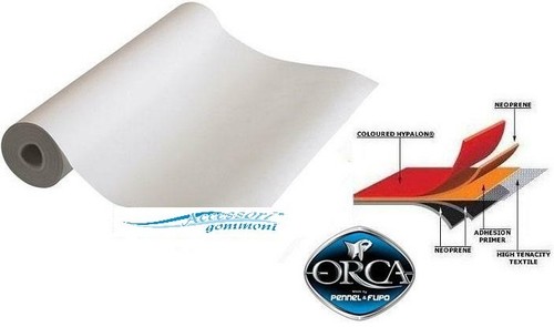 Tessuto gommato orca - gommato,